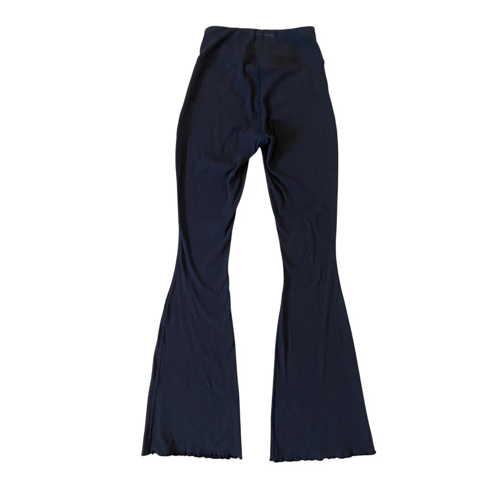 Outdoor Voices Superform Ribbed Flare Leggings BXS Black Athleisure Travel - Picture 8 of 13